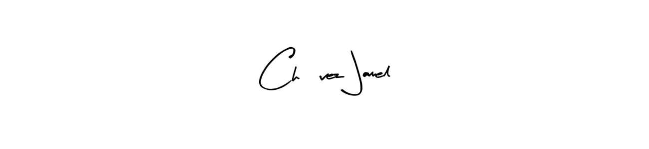 Similarly Arty Signature is the best handwritten signature design. Signature creator online .You can use it as an online autograph creator for name Chávez Jamel. Chávez Jamel signature style 8 images and pictures png