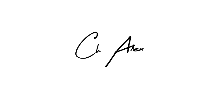 Use a signature maker to create a handwritten signature online. With this signature software, you can design (Arty Signature) your own signature for name Ch Alex. Ch Alex signature style 8 images and pictures png