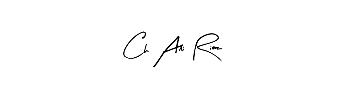 How to make Ch Ali Riaz name signature. Use Arty Signature style for creating short signs online. This is the latest handwritten sign. Ch Ali Riaz signature style 8 images and pictures png