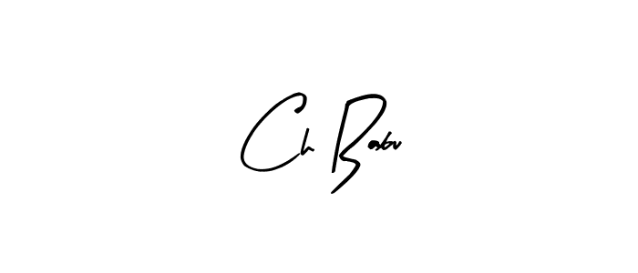 The best way (Arty Signature) to make a short signature is to pick only two or three words in your name. The name Ch Babu include a total of six letters. For converting this name. Ch Babu signature style 8 images and pictures png