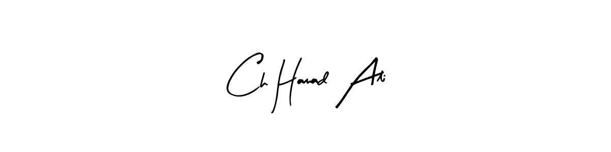 You can use this online signature creator to create a handwritten signature for the name Ch Hamad Ali. This is the best online autograph maker. Ch Hamad Ali signature style 8 images and pictures png