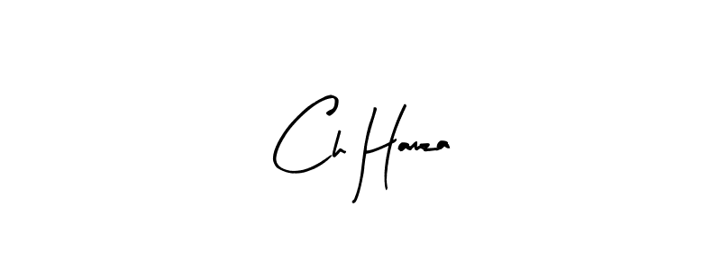 You should practise on your own different ways (Arty Signature) to write your name (Ch Hamza) in signature. don't let someone else do it for you. Ch Hamza signature style 8 images and pictures png