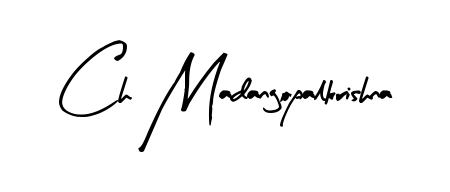 Make a beautiful signature design for name Ch Madangopalkrishna. Use this online signature maker to create a handwritten signature for free. Ch Madangopalkrishna signature style 8 images and pictures png