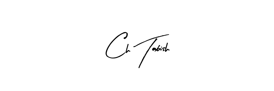 You should practise on your own different ways (Arty Signature) to write your name (Ch Tabish) in signature. don't let someone else do it for you. Ch Tabish signature style 8 images and pictures png