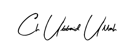 This is the best signature style for the Ch Ubbaid Ullah name. Also you like these signature font (Arty Signature). Mix name signature. Ch Ubbaid Ullah signature style 8 images and pictures png