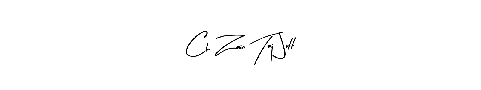 Similarly Arty Signature is the best handwritten signature design. Signature creator online .You can use it as an online autograph creator for name Ch Zain Taj Jutt. Ch Zain Taj Jutt signature style 8 images and pictures png