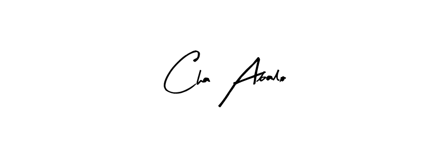 Similarly Arty Signature is the best handwritten signature design. Signature creator online .You can use it as an online autograph creator for name Cha Abalo. Cha Abalo signature style 8 images and pictures png