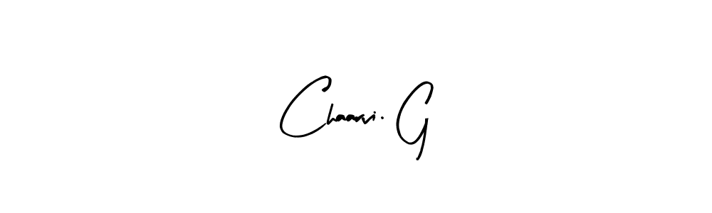 Also You can easily find your signature by using the search form. We will create Chaarvi. G name handwritten signature images for you free of cost using Arty Signature sign style. Chaarvi. G signature style 8 images and pictures png