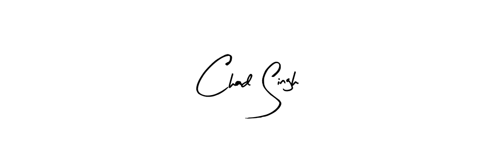 How to make Chad Singh name signature. Use Arty Signature style for creating short signs online. This is the latest handwritten sign. Chad Singh signature style 8 images and pictures png