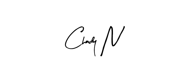 Best and Professional Signature Style for Chady N. Arty Signature Best Signature Style Collection. Chady N signature style 8 images and pictures png