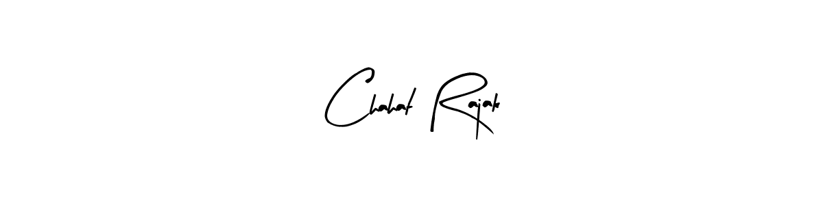 Arty Signature is a professional signature style that is perfect for those who want to add a touch of class to their signature. It is also a great choice for those who want to make their signature more unique. Get Chahat Rajak name to fancy signature for free. Chahat Rajak signature style 8 images and pictures png