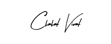 Quickly download Chahat Virat name signature in high-resolution PNG using Arty Signature style. Ready to insert into PDFs and online applications. Chahat Virat signature style 8 images and pictures png