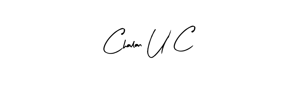 Similarly Arty Signature is the best handwritten signature design. Signature creator online .You can use it as an online autograph creator for name Chalan U C. Chalan U C signature style 8 images and pictures png