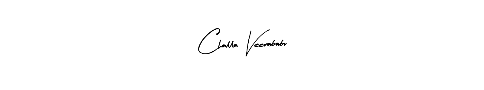 Use a signature maker to create a handwritten signature online. With this signature software, you can design (Arty Signature) your own signature for name Challa Veerababu. Challa Veerababu signature style 8 images and pictures png