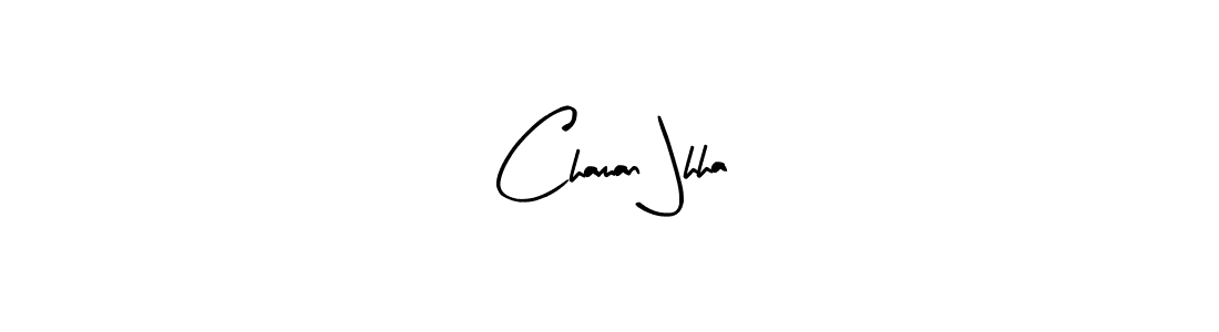 Similarly Arty Signature is the best handwritten signature design. Signature creator online .You can use it as an online autograph creator for name Chaman Jhha. Chaman Jhha signature style 8 images and pictures png