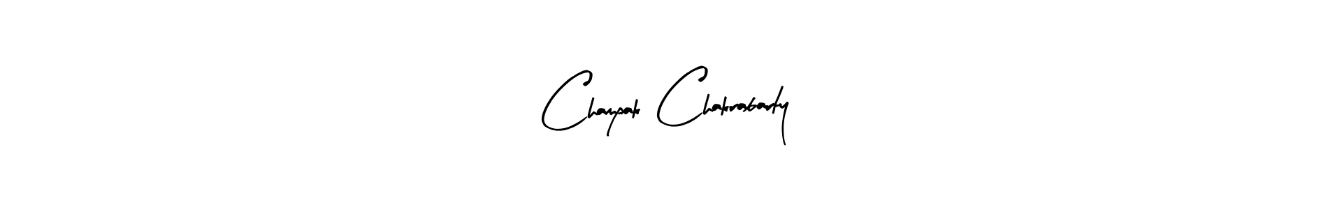 Design your own signature with our free online signature maker. With this signature software, you can create a handwritten (Arty Signature) signature for name Champak Chakrabarty. Champak Chakrabarty signature style 8 images and pictures png