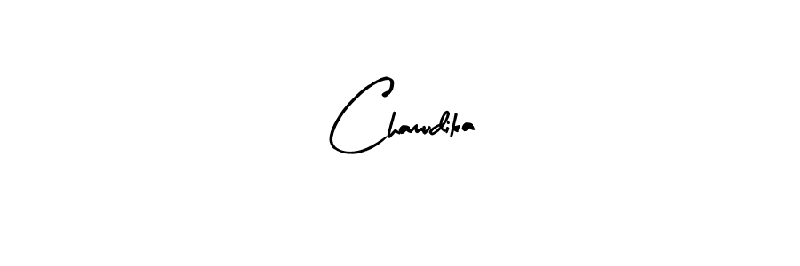 How to make Chamudika name signature. Use Arty Signature style for creating short signs online. This is the latest handwritten sign. Chamudika signature style 8 images and pictures png