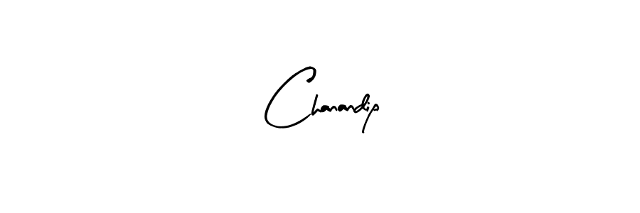 Design your own signature with our free online signature maker. With this signature software, you can create a handwritten (Arty Signature) signature for name Chanandip. Chanandip signature style 8 images and pictures png