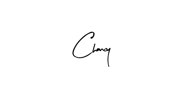 Arty Signature is a professional signature style that is perfect for those who want to add a touch of class to their signature. It is also a great choice for those who want to make their signature more unique. Get Chancy name to fancy signature for free. Chancy signature style 8 images and pictures png