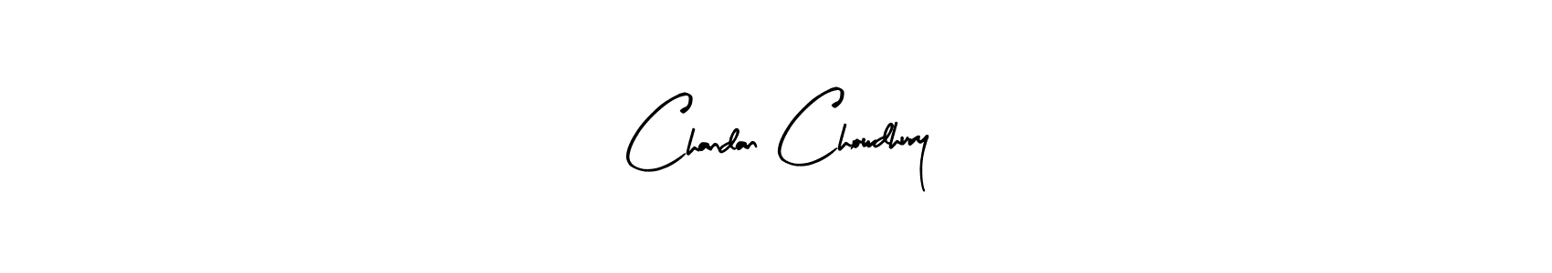 Create a beautiful signature design for name Chandan Chowdhury. With this signature (Arty Signature) fonts, you can make a handwritten signature for free. Chandan Chowdhury signature style 8 images and pictures png