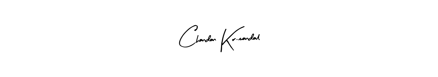 Design your own signature with our free online signature maker. With this signature software, you can create a handwritten (Arty Signature) signature for name Chandan Kr.mandal. Chandan Kr.mandal signature style 8 images and pictures png