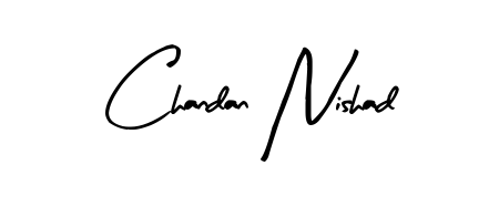 A classic penmanship look for Chandan Nishad. The Arty Signature font brings timeless elegance and confidence to every signed document. Chandan Nishad signature style 8 images and pictures png