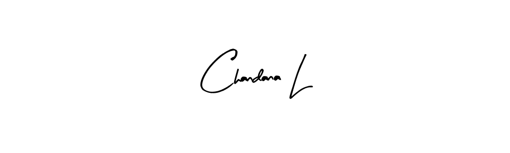You should practise on your own different ways (Arty Signature) to write your name (Chandana L) in signature. don't let someone else do it for you. Chandana L signature style 8 images and pictures png