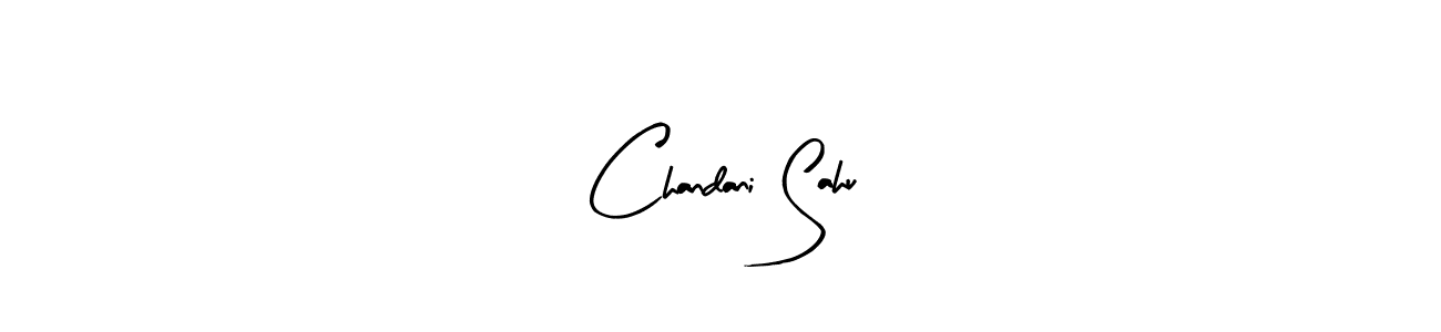 The best way (Arty Signature) to make a short signature is to pick only two or three words in your name. The name Chandani Sahu include a total of six letters. For converting this name. Chandani Sahu signature style 8 images and pictures png