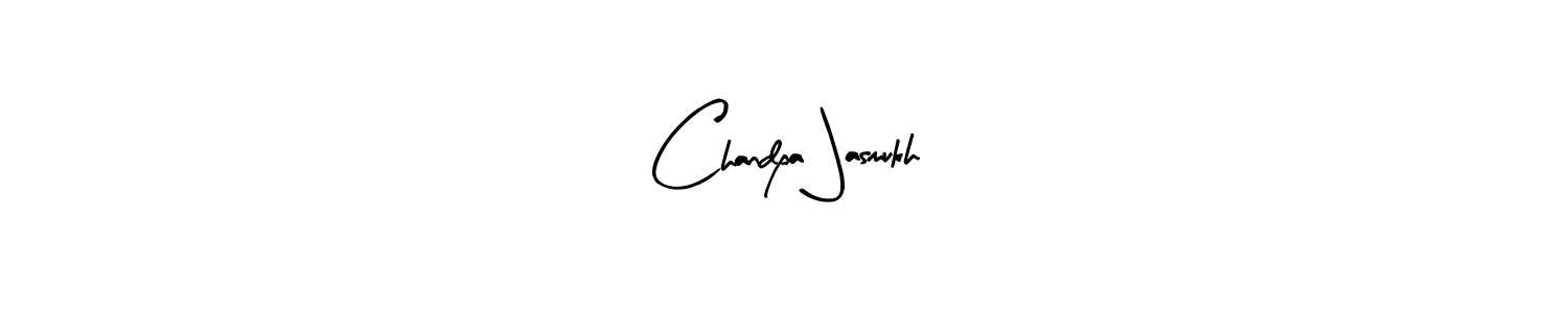 How to make Chandpa Jasmukh name signature. Use Arty Signature style for creating short signs online. This is the latest handwritten sign. Chandpa Jasmukh signature style 8 images and pictures png