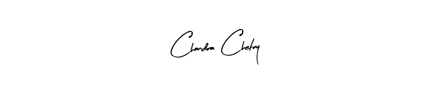 Arty Signature is a professional signature style that is perfect for those who want to add a touch of class to their signature. It is also a great choice for those who want to make their signature more unique. Get Chandra Chetry name to fancy signature for free. Chandra Chetry signature style 8 images and pictures png