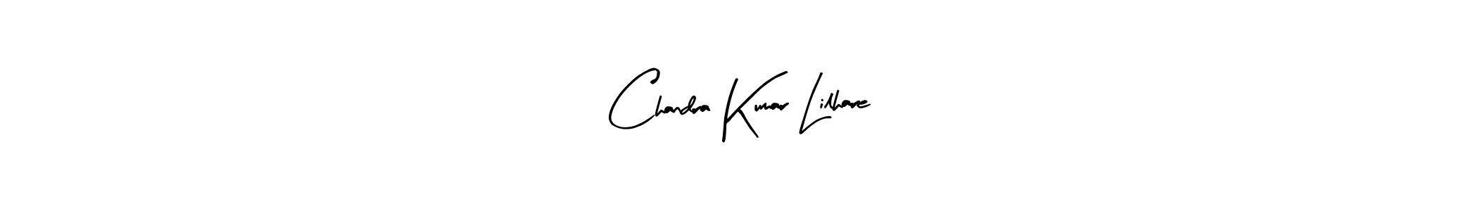 Arty Signature is a professional signature style that is perfect for those who want to add a touch of class to their signature. It is also a great choice for those who want to make their signature more unique. Get Chandra Kumar Lilhare name to fancy signature for free. Chandra Kumar Lilhare signature style 8 images and pictures png