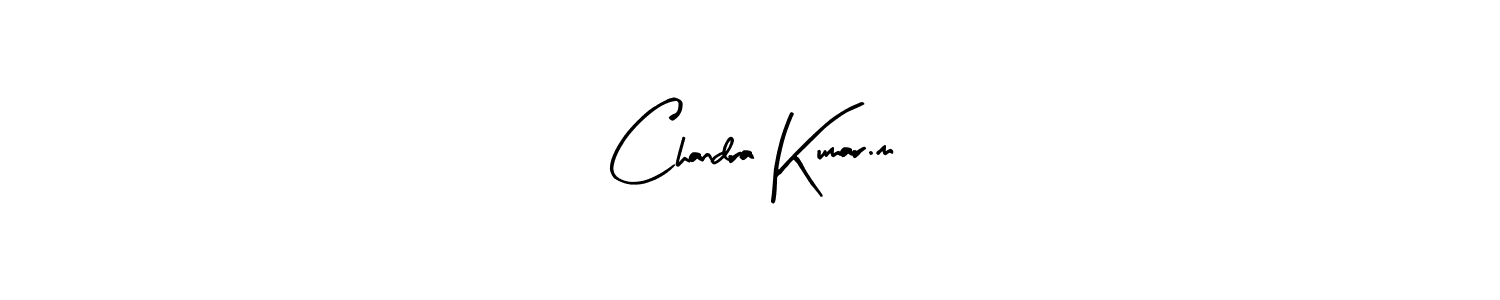 The best way (Arty Signature) to make a short signature is to pick only two or three words in your name. The name Chandra Kumar.m include a total of six letters. For converting this name. Chandra Kumar.m signature style 8 images and pictures png