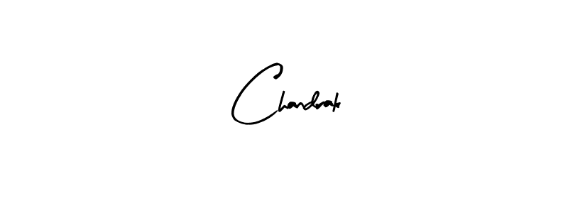 Chandrak stylish signature style. Best Handwritten Sign (Arty Signature) for my name. Handwritten Signature Collection Ideas for my name Chandrak. Chandrak signature style 8 images and pictures png