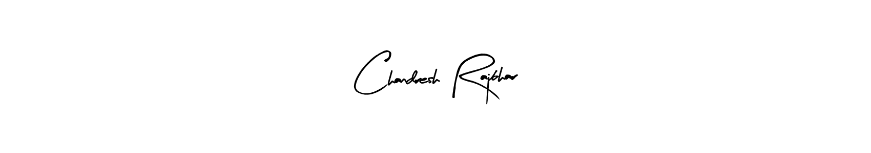 Design your own signature with our free online signature maker. With this signature software, you can create a handwritten (Arty Signature) signature for name Chandresh Rajbhar. Chandresh Rajbhar signature style 8 images and pictures png