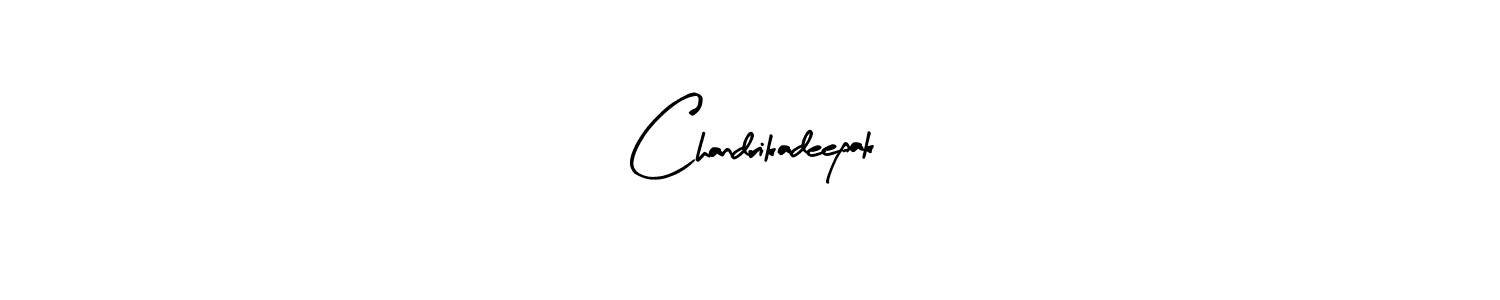 Make a beautiful signature design for name Chandrikadeepak. With this signature (Arty Signature) style, you can create a handwritten signature for free. Chandrikadeepak signature style 8 images and pictures png