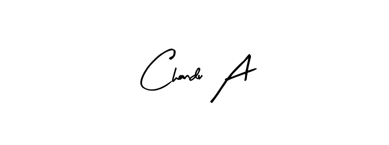 Make a beautiful signature design for name Chandu A. Use this online signature maker to create a handwritten signature for free. Chandu A signature style 8 images and pictures png