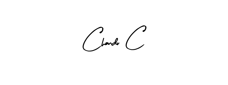 Also we have Chandu C name is the best signature style. Create professional handwritten signature collection using Arty Signature autograph style. Chandu C signature style 8 images and pictures png