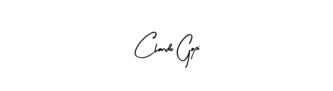 How to make Chandu Gopi signature? Arty Signature is a professional autograph style. Create handwritten signature for Chandu Gopi name. Chandu Gopi signature style 8 images and pictures png