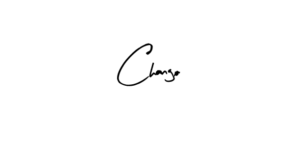 Create a beautiful signature design for name Chango. With this signature (Arty Signature) fonts, you can make a handwritten signature for free. Chango signature style 8 images and pictures png