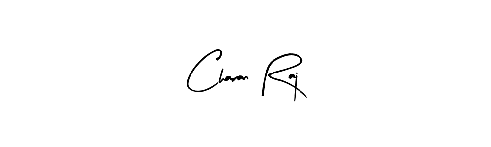 The best way (Arty Signature) to make a short signature is to pick only two or three words in your name. The name Charan Raj include a total of six letters. For converting this name. Charan Raj signature style 8 images and pictures png