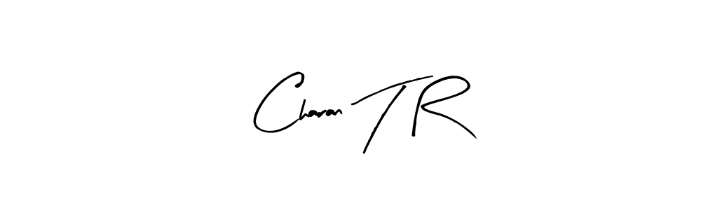 Make a beautiful signature design for name Charan T R. Use this online signature maker to create a handwritten signature for free. Charan T R signature style 8 images and pictures png