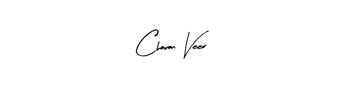 Arty Signature is a professional signature style that is perfect for those who want to add a touch of class to their signature. It is also a great choice for those who want to make their signature more unique. Get Charan Veer name to fancy signature for free. Charan Veer signature style 8 images and pictures png