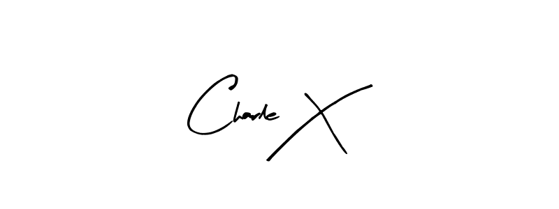 Create a beautiful signature design for name Charle X. With this signature (Arty Signature) fonts, you can make a handwritten signature for free. Charle X signature style 8 images and pictures png