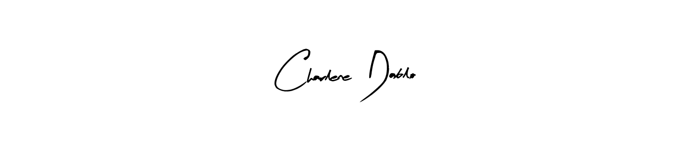 Charlene Dablo stylish signature style. Best Handwritten Sign (Arty Signature) for my name. Handwritten Signature Collection Ideas for my name Charlene Dablo. Charlene Dablo signature style 8 images and pictures png