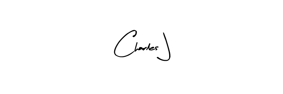 Create a beautiful signature design for name Charles J. With this signature (Arty Signature) fonts, you can make a handwritten signature for free. Charles J signature style 8 images and pictures png