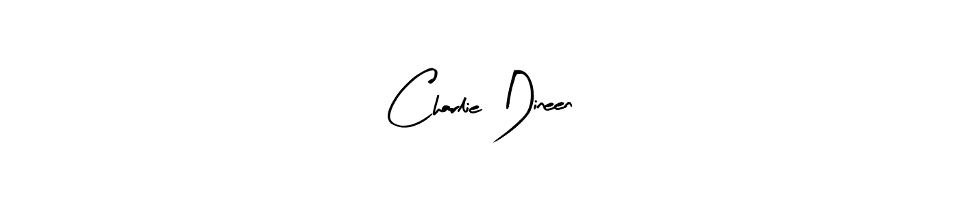 Arty Signature is a professional signature style that is perfect for those who want to add a touch of class to their signature. It is also a great choice for those who want to make their signature more unique. Get Charlie Dineen name to fancy signature for free. Charlie Dineen signature style 8 images and pictures png