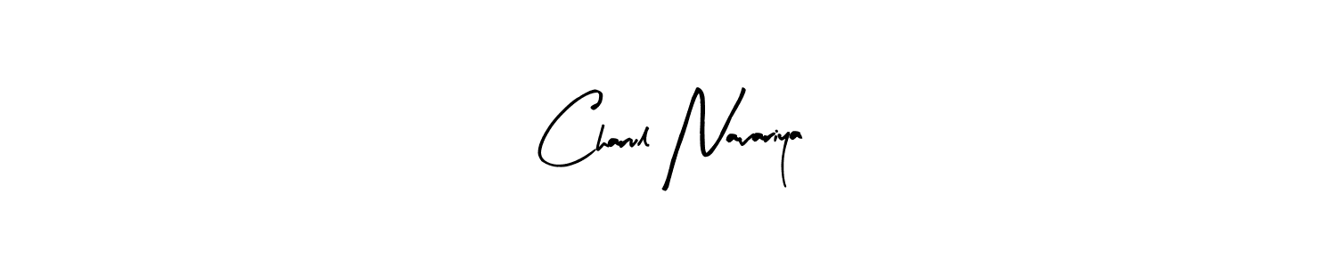 The best way (Arty Signature) to make a short signature is to pick only two or three words in your name. The name Charul Navariya include a total of six letters. For converting this name. Charul Navariya signature style 8 images and pictures png