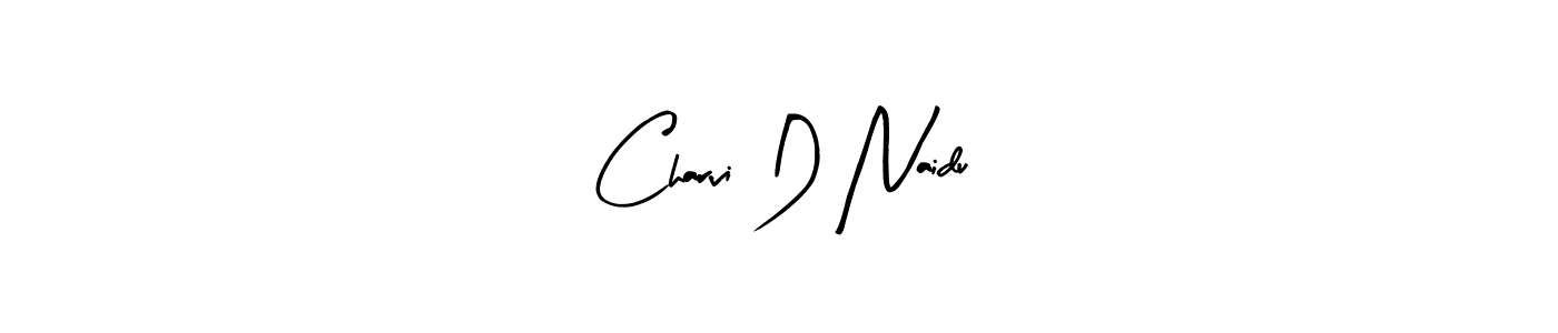 Charvi D Naidu stylish signature style. Best Handwritten Sign (Arty Signature) for my name. Handwritten Signature Collection Ideas for my name Charvi D Naidu. Charvi D Naidu signature style 8 images and pictures png