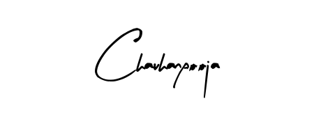 How to make Chauhanpooja signature? Arty Signature is a professional autograph style. Create handwritten signature for Chauhanpooja name. Chauhanpooja signature style 8 images and pictures png