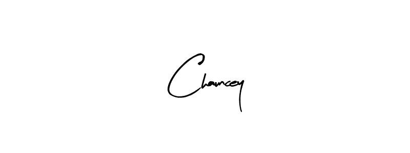 Use a signature maker to create a handwritten signature online. With this signature software, you can design (Arty Signature) your own signature for name Chauncey. Chauncey signature style 8 images and pictures png